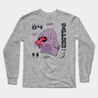 Sapporo, Fog Horn Kawaii cute beast, Japanese style Long Sleeve T-Shirt